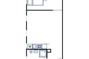 Leipzig Lindenau - 1,5 Raum Wohnung im ruhigen Hinterhaus – Merseburger Str. 53, 4177 Lindenau, Leipzig – Vorschaubild 1