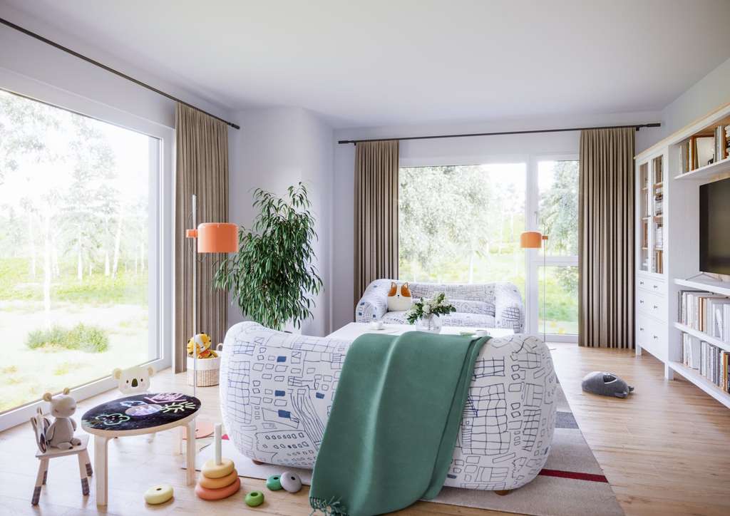 Immobilie in Beetzsee - Sicherheit und Platz in Beetzsee: 130 m² Wohnfläche, 4-5 Zimmer, gerade Treppe - mit KfW-Förderung  - Bild 3