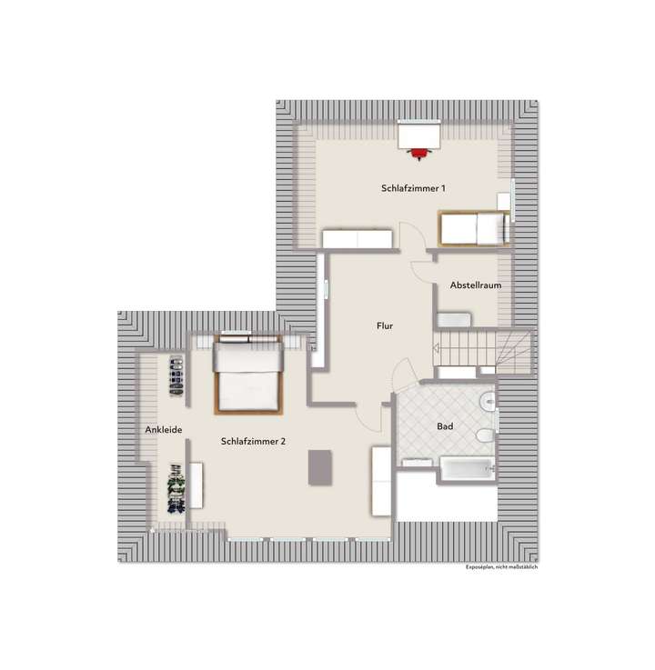 Grundriss Dachgeschoss (nicht 