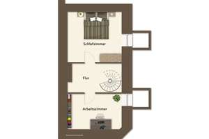 Derendorf: Ihr neues Zuhause mit Gartenidylle – individuelle 2-Ebenen-Wohnung mit Potenzial – Die vollständige Adresse der Immobilie erhältst du vom Anbieter., 40476 Derendorf, Düsseldorf – Vorschaubild 22