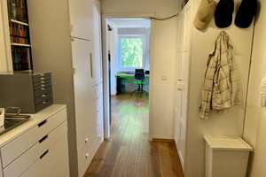 Bockum, drei Zimmer - Terrasse mit Blick in den Schönhausenpark – Rott 51, 47800 Bockum, Krefeld – Vorschaubild 3