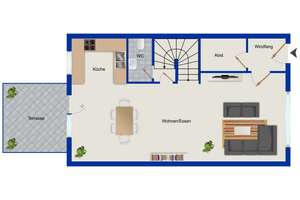 Modernes Familienhaus in begehrter Spielstraße von Sterkrade – 5 Zimmer und Kamin – Die vollständige Adresse der Immobilie erhältst du vom Anbieter., 46145 Alsfeld, Oberhausen – Vorschaubild 16