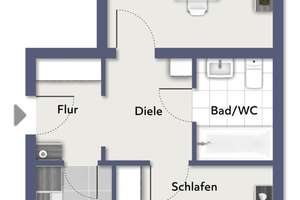 Gemütliche Wohnung mit Balkon und Garage!
- Dacherneuerung Ende 2025 - – 48159 Kinderhaus-Ost, Münster – Vorschaubild 11
