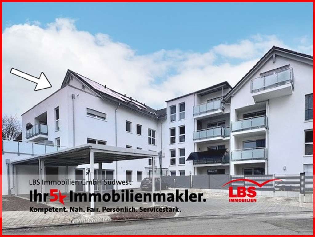 Immobilie in Maselheim - **Exklusives Wohnen über den Dächern – Neuwertige 4,5-Zimmer-DG-Wohnung mit großer Dachterrasse** - Bild 0