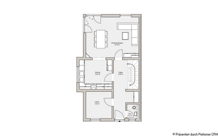 Grundriss Erdgeschoss