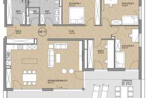 5-Zimmer Penthouse mit Dachterrasse