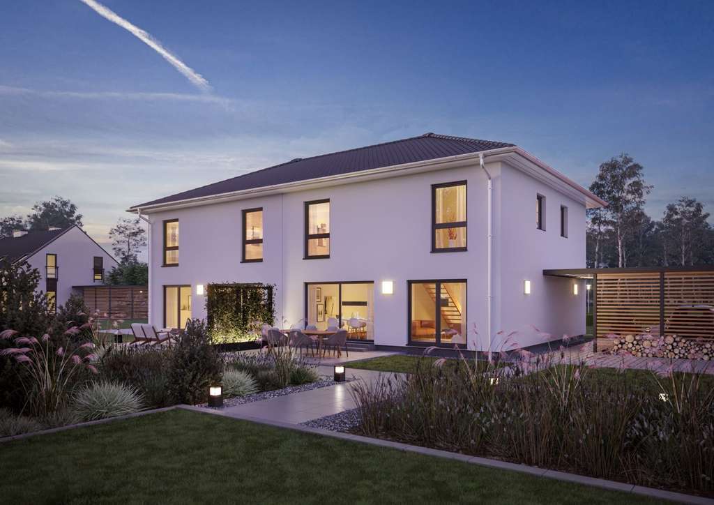 Immobilie in Rodenberg - **Helle Räume: Ihre Doppelhaushälfte mit innovativer Architektur und smarten Features / Klinkeraktio - Bild 2