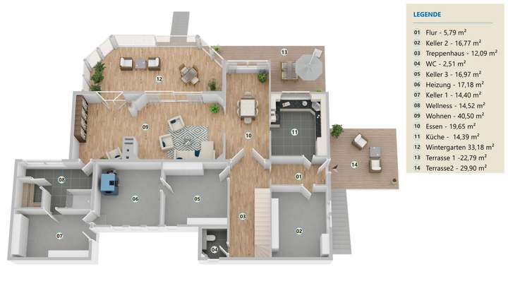 Untergeschoss Delkenheim