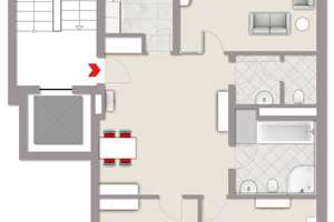 Zentral wohnen: Großzügige 4-Zimmer-Wohnung mit Aufzug & Tiefgarage – Hohenzollernstraße 85b, 56068 Süd, Koblenz – Vorschaubild 17