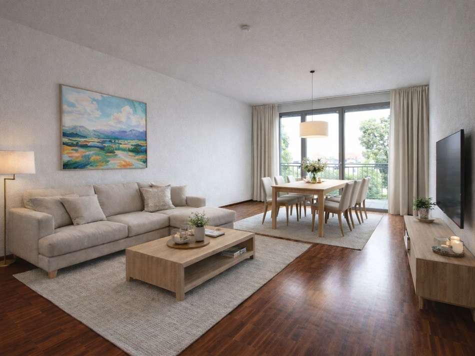 Wohn-Esszimmer-KI-generiert