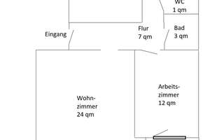 Helle, renovierte 3-Zimmer-Wohnung im Dellviertel – Die vollständige Adresse der Immobilie erhältst du vom Anbieter., 47051 Dellviertel, Duisburg – Vorschaubild 14
