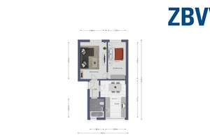 Zwei Zimmer zum wohlfühlen - Tageslichtbad inklusive! – Zuckerbusch 4, 39114 Cracau, Magdeburg – Vorschaubild 7