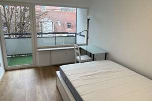 Helle möblierte 1-Zimmer Wohnung mit Balkon in Sendling-Westpark, Nähe U-Bahn – Martin-Behaim-Straße 7, 81373 Land in Sonne, München – Vorschaubild 1