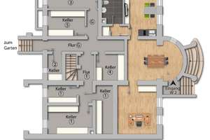 Charmantes Wohnhaus mit 413 m² Wohnfläche, Einliegerwohnung und großem Grundstück in E.-Stadtw – Die vollständige Adresse der Immobilie erhältst du vom Anbieter., 45134 Stadtwald, Essen – Vorschaubild 14