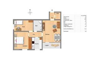 3-Zimmer-Wohnung mit Süd-Balkon und Blick ins Grüne in München-Feldmoching – Franz-Fackler-Straße 12-14, 80995 Lerchenau-West, München – Vorschaubild 23