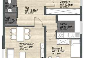 3-Zimmer-Wohnung mit Balkon und Aufzug in Braunschweigs Nordstadt – Die vollständige Adresse der Immobilie erhältst du vom Anbieter., 38106 Nordstadt, Braunschweig – Vorschaubild 14