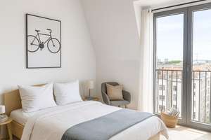 SCHÖNEBERG / KREUZBERG: BESTE LAGE: ERSTBEZUG im LUXUS Neubau: 3-Zimmer-DACHGESCHOSS-Whg + 2 Bäder