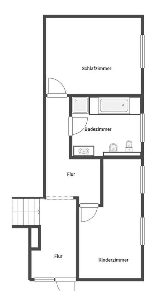 Grundriss Mitte - Ebene 1
