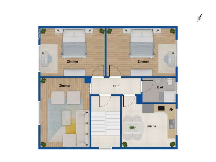 Grundriss Dachgeschoss