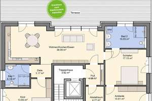Exklusives Penthouse mit 16 x 3,5 m Südterrasse | Ruhrtal Terrassen | Bochum-Stiepel – Krockhausstraße 11, 44797 Stiepel, Bochum – Vorschaubild 7