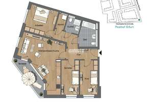 antaris Immobilien GmbH **Ein Zuhause zum Verlieben: Helle 4-Raum-Wohnung mit Balkon** – Die vollständige Adresse der Immobilie erhältst du vom Anbieter., 99085 Krämpfervorstadt, Erfurt – Vorschaubild 11