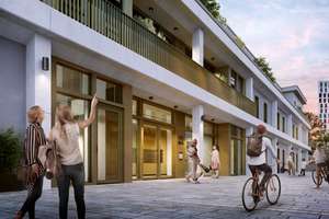 Weitsicht zahlt sich aus - großzügige Terrasse in Südausrichtung – Leopoldstraße 202a, 80804 Neufreimann, München – Vorschaubild 4