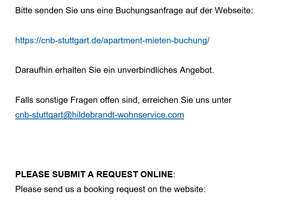 Erdgeschoss: Möbliertes Business-Apartment "Single-Suite" zum Verlieben! – Am Wallgraben 140, 70565 Wallgraben-West, Stuttgart – Vorschaubild 2