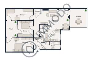 ⭐️ Über den Dächern Berlins - Moderne 4 Zi DG Whg mit gr. Süd-West Terrasse, 2 Bäder, Atrium & Klima – Die vollständige Adresse der Immobilie erhältst du vom Anbieter., 10559 Moabit, Berlin – Vorschaubild 17