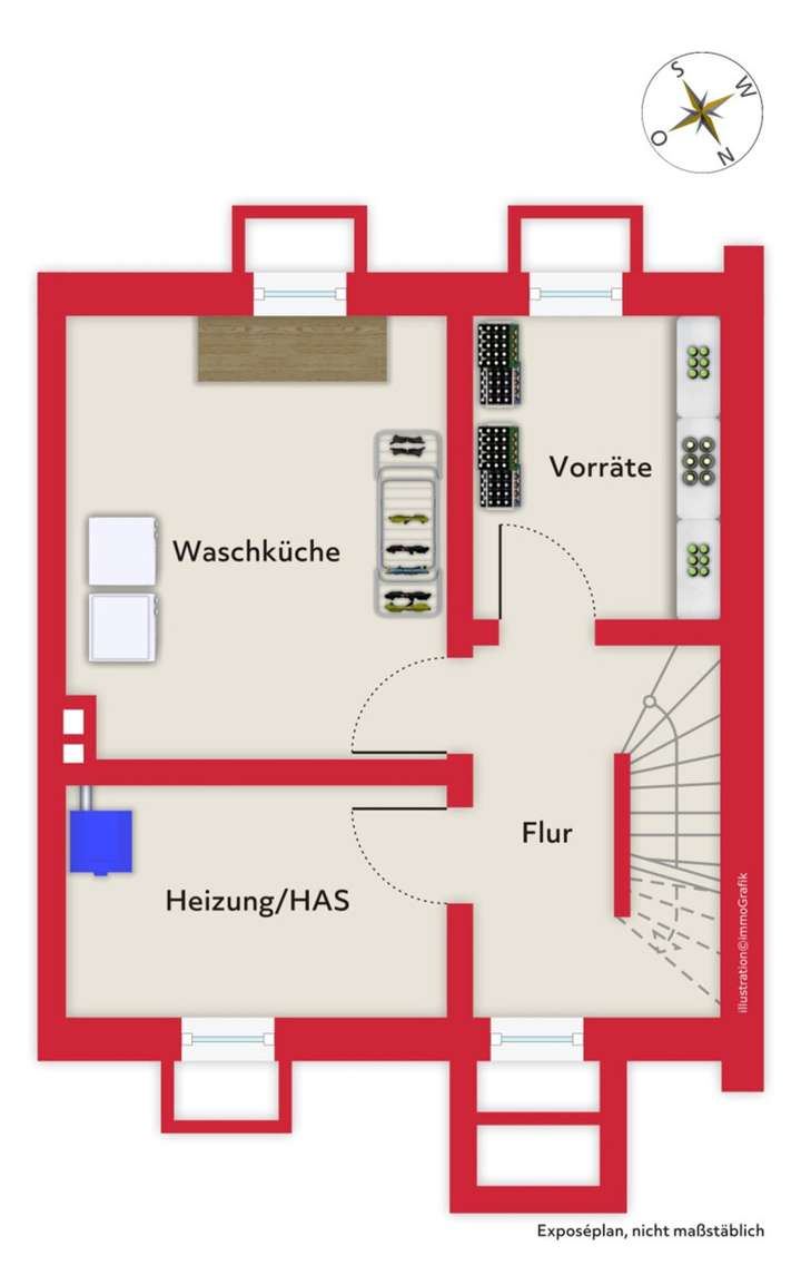 Grundriss Kellergeschoss
