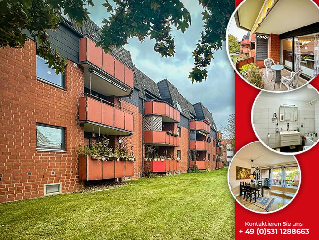 Immobilie in Vechelde - Achtung! 3 Zi. ETW, Balkon mit Südausrichtung & viel Platz - Bild 0