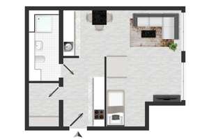 Erdgeschoss-Wohnung in TOP-Lage! - 1 Zimmer | Abstellraum | Tiefgarage – 4107 Zentrum-Süd, Leipzig – Vorschaubild 3