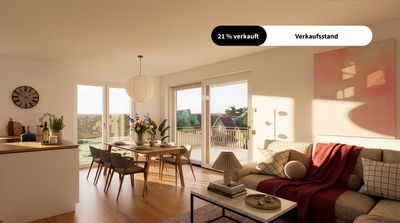 Förderfähige 4-Zimmer-Neubauwohnung mit großem Balkon