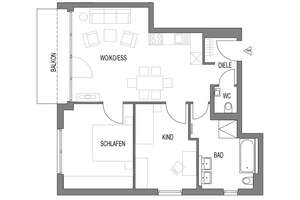 Ihr neues Zuhause in Solln: Stilvolle 3-Zimmer-Wohnung mit sonnigem Balkon in urbaner Lage – Peretshofener Str. 5, 81479 Thalkirchen, München – Vorschaubild 2