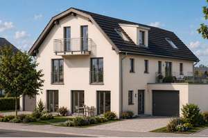 Hochwertige Design-DHH mit Westausrichtung in top Lage