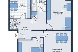 Großzügiges Wohnen über den Dächern vom Mönchengladbacher Stadtzentrum – Die vollständige Adresse der Immobilie erhältst du vom Anbieter., 41061 Eicken, Mönchengladbach – Vorschaubild 26