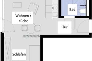 *Wohnen ohne Nebenkosten* Wohnung barrierefrei, EBK, Balkon/Terrasse 41qm – Hauptstraße 119, 89233 Neu-Ulm – Vorschaubild 8