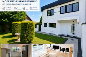 Exklusives Wohnen mit Pool, Einliegerw. & hochwertiger Ausstattung in ruhiger Lage - provisionsfrei