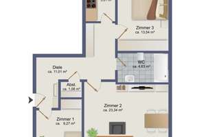 Ihr neues Zuhause - helle 3-Zimmer-Wohnung mit Balkon und TG-Stellplatz – Die vollständige Adresse der Immobilie erhältst du vom Anbieter., 22047 Tonndorf, Hamburg – Vorschaubild 20