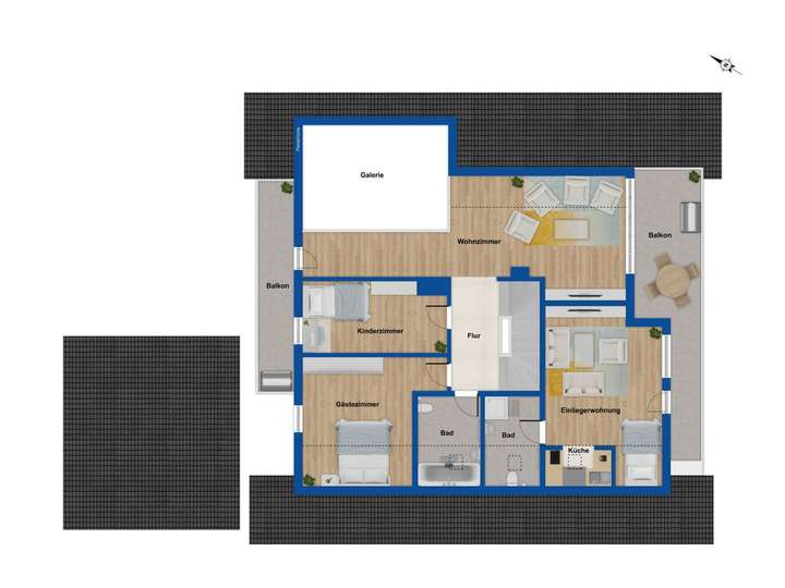 Grundriss Obergeschoss