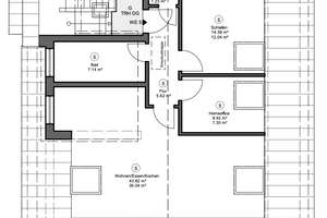 KfW 55 Energie A+ loftige Eigentumswohnung im Dachgeschoss m. 3,5 Zimmern u. XXL Dachflächenfenstern – Drahtzieherstraße 7, 90453 Krottenbach, Mühlhof, Nürnberg – Vorschaubild 44