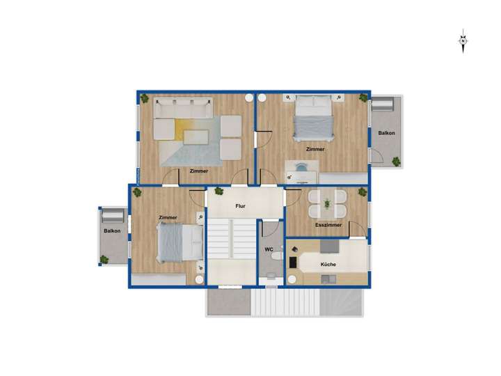 Grundriss Obergeschoss