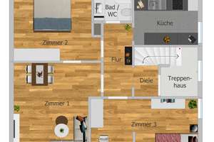 gut geschnittene 3-Zi.- DG- Wohnung in begehrter Wohnlage – Die vollständige Adresse der Immobilie erhältst du vom Anbieter., 70597 Degerloch (Ortsteil), Stuttgart – Vorschaubild 18