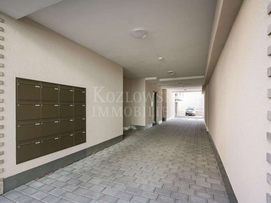 Überdachter Hauszugang