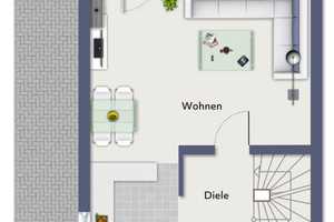 Gepflegte Doppelhaushälfte mit Südterrasse und Garage – Nürnberger Land (Kreis) – Vorschaubild 11