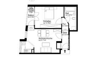 AIGNER - Mitten in der Maxvorstadt: Helle 2-Zimmer-Wohnung mit Westbalkon – Die vollständige Adresse der Immobilie erhältst du vom Anbieter., 80797 Josephsplatz, München – Vorschaubild 7