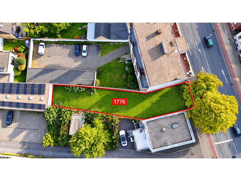 Genehmigtes Baugrundstück für ein modernes Mehrfamilienhaus mit 4 Wohneinheiten in Hamm