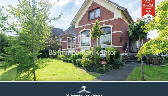 Bild von Nähe Leer! Charmantes Einfamilienhaus mit Garage, Gartenanlage und Terrasse in zentraler Lage!