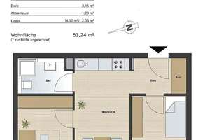 +++ PROVISIONSFREI+++  Attraktives Studentenappartement mit Tiefgarage im Institutsviertel. – 79104 Neuburg, Freiburg im Breisgau – Vorschaubild 10