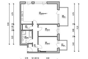 LICHTDURCHFLUTETE WOHNUNG IM 3.OG MIT WESERBLICK IN 1. REIHE - BEZUGSFREI - AKTUELL FERIENWOHNUNG – Die vollständige Adresse der Immobilie erhältst du vom Anbieter., 28217 Überseestadt, Bremen – Vorschaubild 7