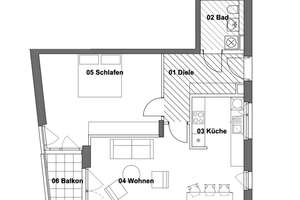 *SOFORT BEZUGSFERTIG* Wohnung 22 - 74,15 qm – Gundelfingerweg 20, 86156 Kriegshaber, Augsburg – Vorschaubild 5